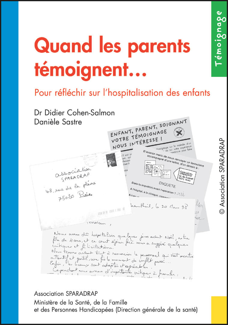 Couverture du témoignage "Quand les parents prennent la parole"