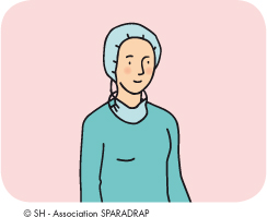 Un médecin fait le myélogramme