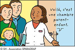C'est une chambre parent enfant - Extrait du guide "J'ai une maladie grave"