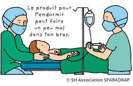 La perfusion - Extrait du guide "Je vais me faire opérer. Alors on va t'endormir !"