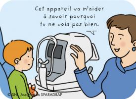 Comment ça se passe si tes yeux ne voient pas bien ?