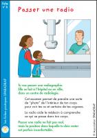 Couverture de la fiche "Passer une radio"