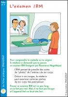 Couverture de la fiche "L'examen IRM"